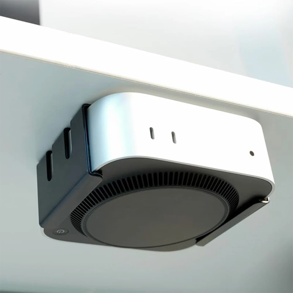 책상 아래 장착 금속 거치대 브래킷 모니터 거치대 맥 미니 M4/M4 프로 2024 액세서리