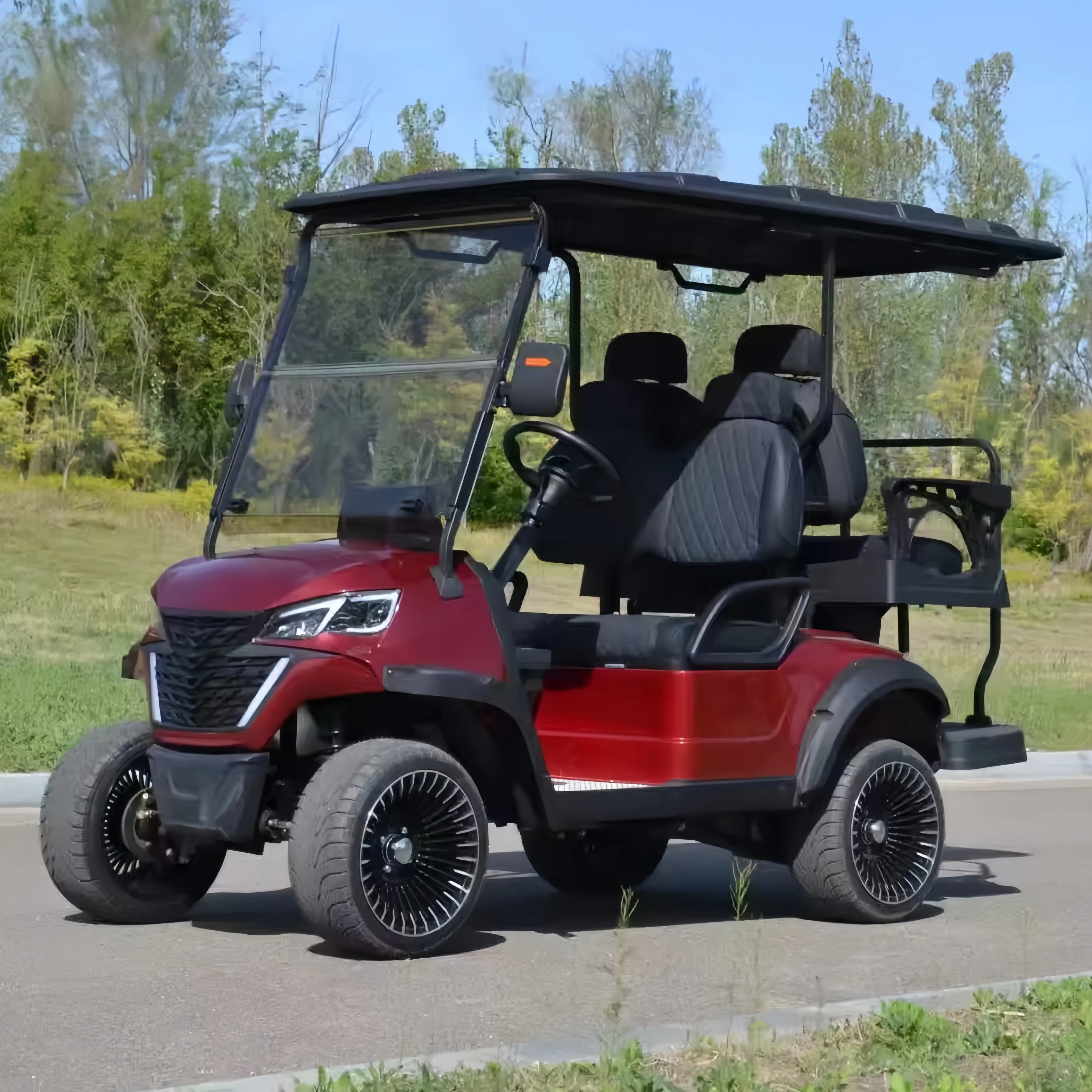 Four wheel drive 4 seater golf cart mini golf cart classic car