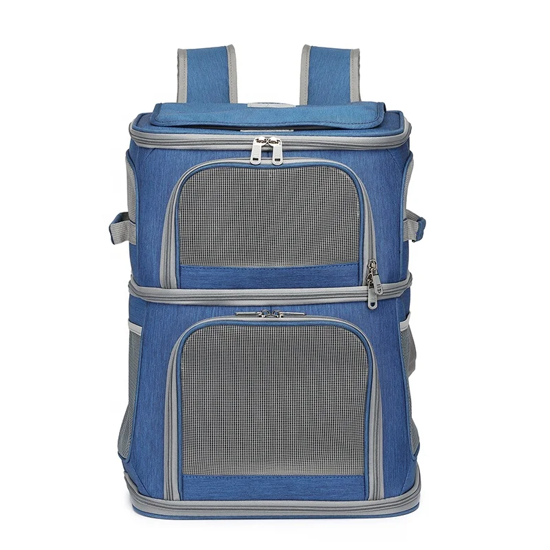 

Factory direct pet cat bag large mesh window breathable top visible easy folding cat bag for cat dog pets