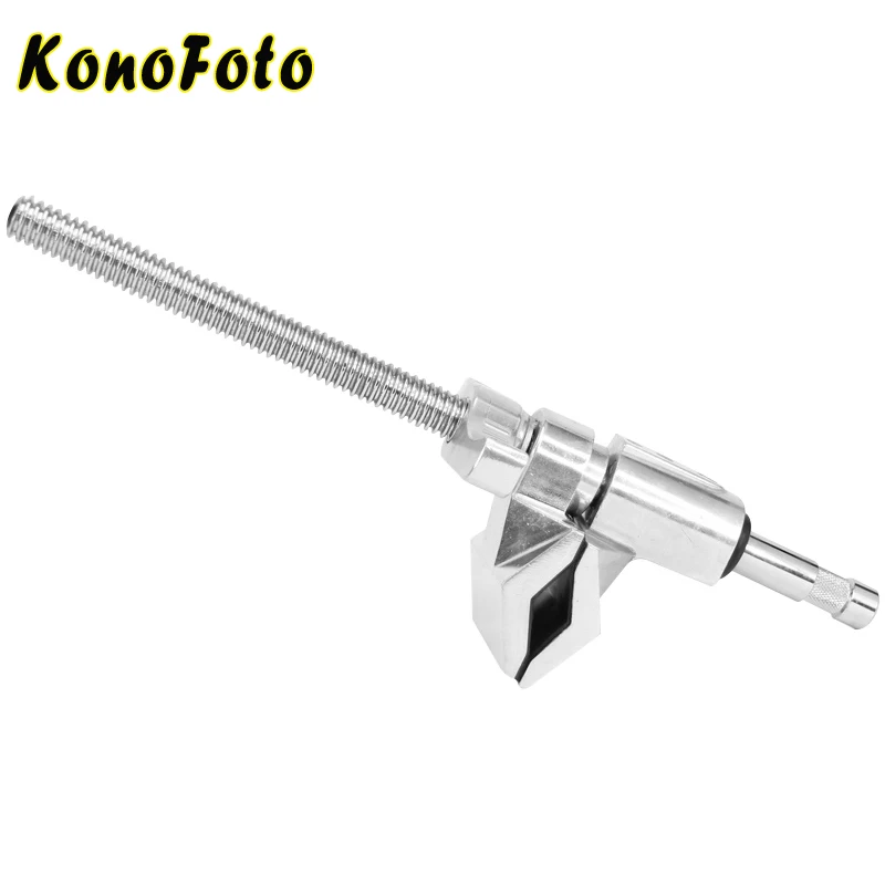 6" 320mm Long Central Jaw Vise Clamp 5/8" Pin With Opening 16-160mm Lighting Grip Clamp