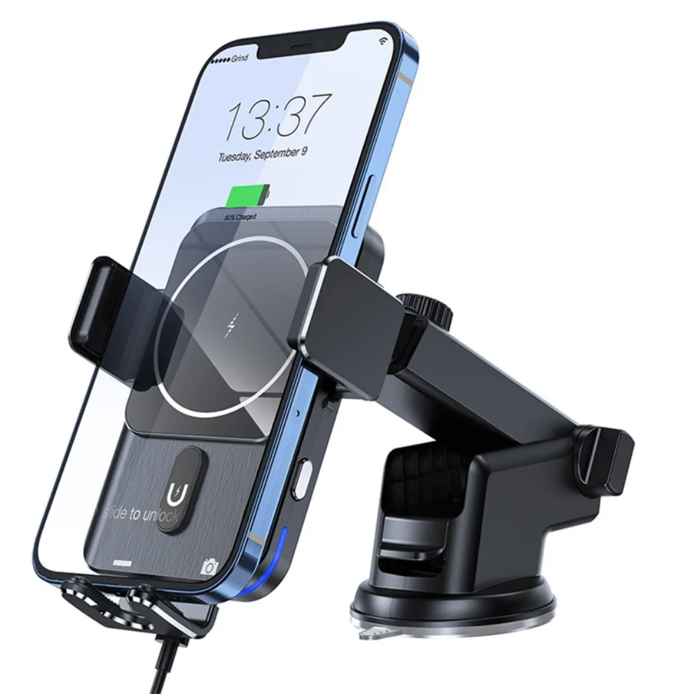 

15 Вт Беспроводное зарядное устройство, держатель телефона для iPhone15 14 13 12 11 XSMAX Samsung S23 S22 S20 Xiaomi MIX Huawei P40 P30, беспроводное зарядное устройство