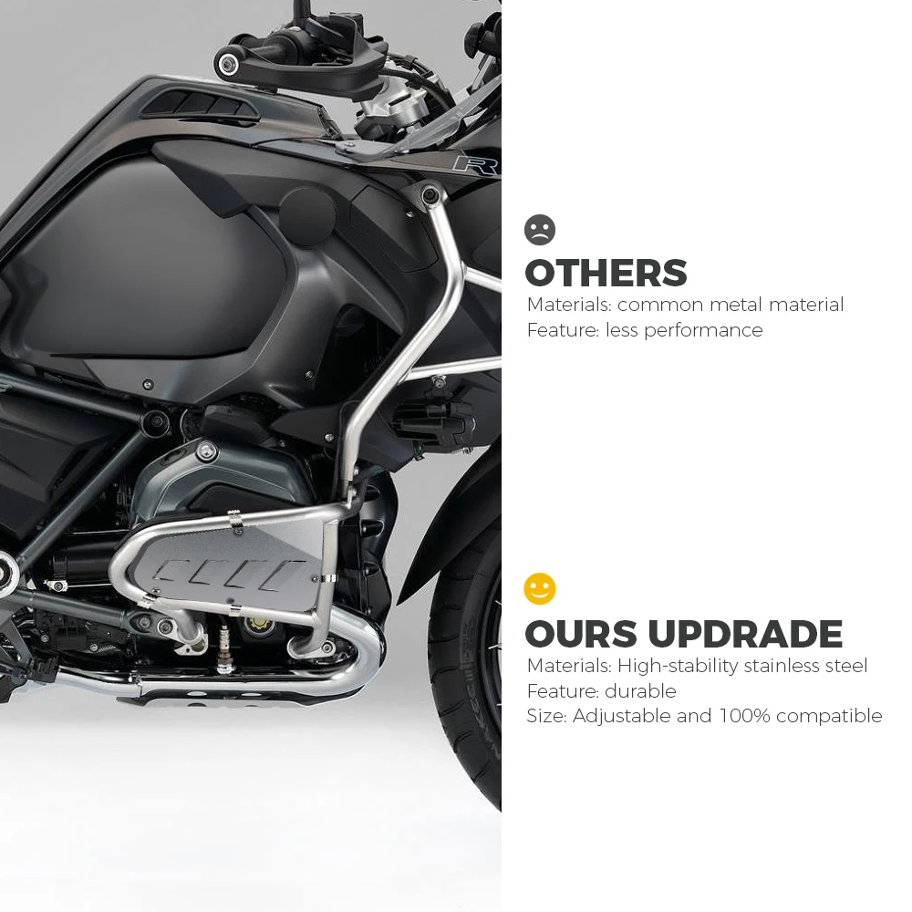 R1200GS Cylinder Head Guards Protector Cover For BMW R 1200 GS LC ADV 1200GS R1200 GS Adventure Engine Guards 2013-motorcycle engine cover engine cover protector engine guard