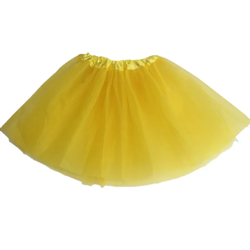 Ballet Skirts Tutu Skirt Girls Dance Costumes 3 Layer Tulle For Kids Princess 2-8Y