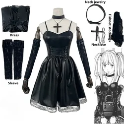 Gothic Lace Trim Sexy Dress Women's Anime - Inspired Halloween Costume - XXL (Costume only)