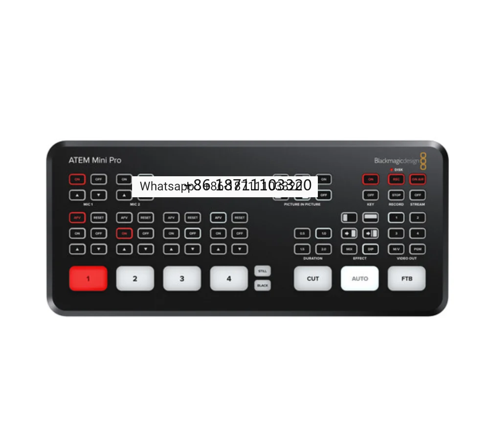 

Blackmagic Design ATEM Mini Pro ISO/ / super Live Stream Switcher Mult Recording video switche