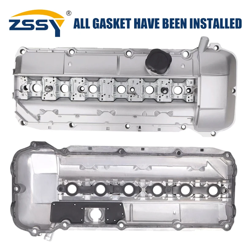 11121432928 New Engine Valve Cover w/Gasket For BMW M54 M52 E39 E46 525i 528i 325i 328i 330i X5 Z3 2.5L 2.8L 3.0L Rocker Cover
