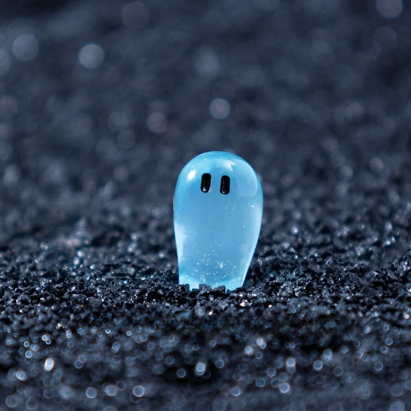 3pcs Luminous Ghost Figures Glowing At Night Action Figure Mini Micro Landscape Miniatures Halloween Decoration Gifts