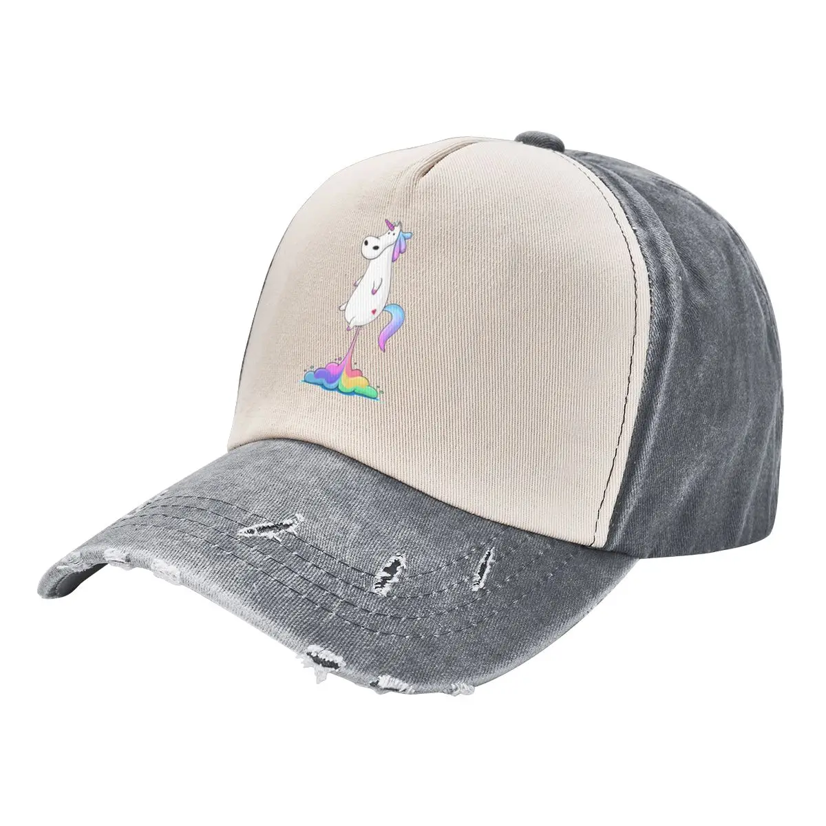 

Unicorn Fart Cowboy Hat Thermal Visor Mountaineering Rugby black Golf Hat Women Men's