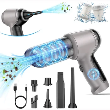 Portable Car Vacuum Cleaner 95000PA Wireless Handheld Vacuum Cleaner Powerful Mini Home Car Cordless Vacuum Cleaner Blower 1