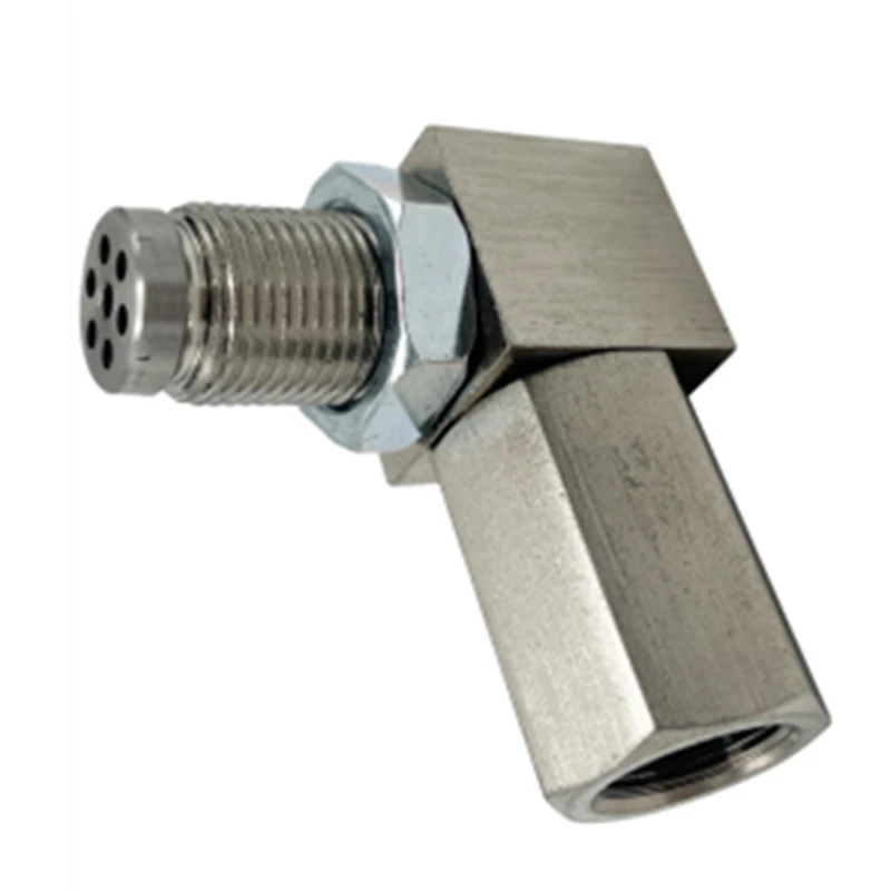 

Модификация автомобиля M18X1.5 разъем датчика кислорода Прокладка выхлопной трубы L-образный адаптер 90 градусов преобразования