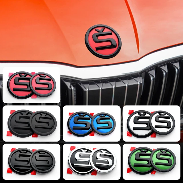 Skoda emblem Hood Symbol Car New