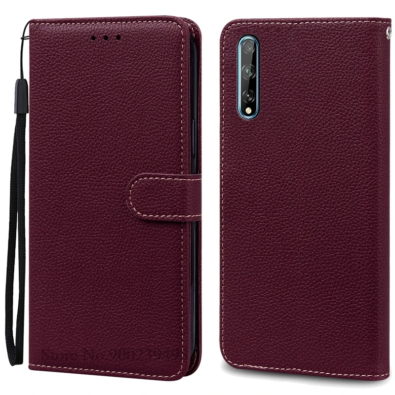 Luxurious Soft TPU Leather Flip Wallet Phone Case with Strap and Card Slots