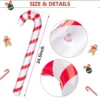 90cm Christmas PVC Inflatable Balloon Cane Toys Kids Inflatable Candy Cane Balloons Indoor and Outdoor Holiday Decoration Props 3