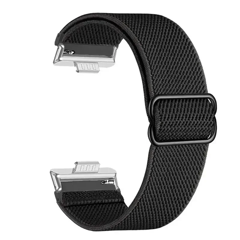 Nylon Loop Elastic Weave Bracelet Strap