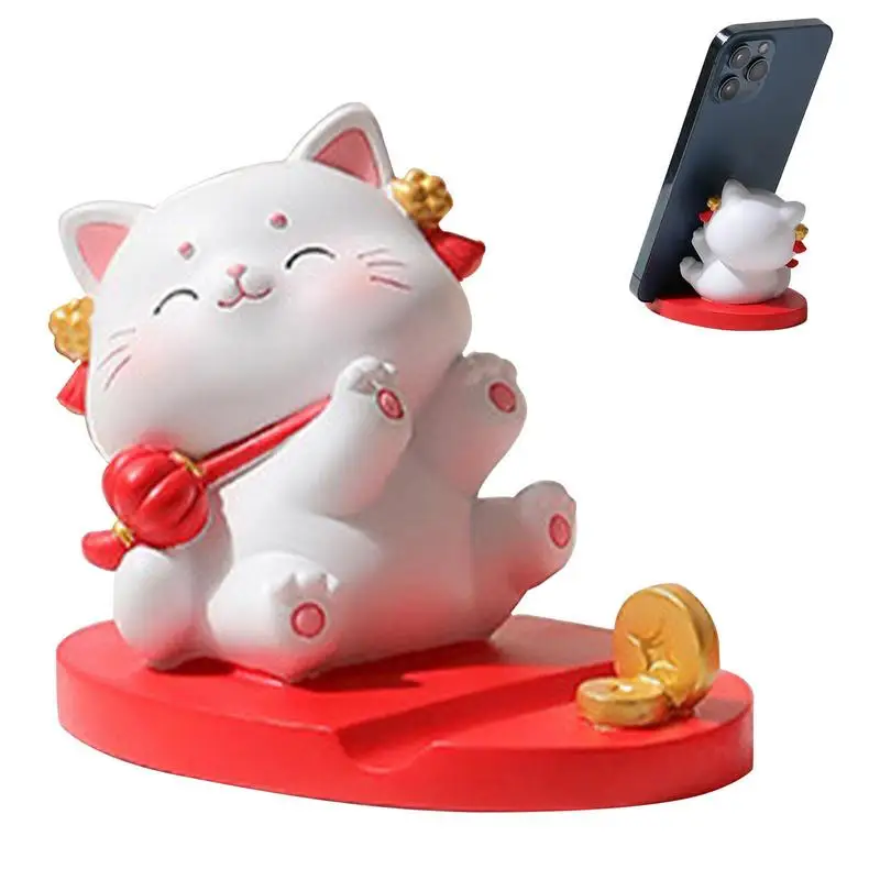 Supporto Universale Per Cellulare Supporto Per Telefono Lucky Cat Supporto Per Cellulare Supporto Per Telefono Cellulare Home Office Decorazione Da Ta