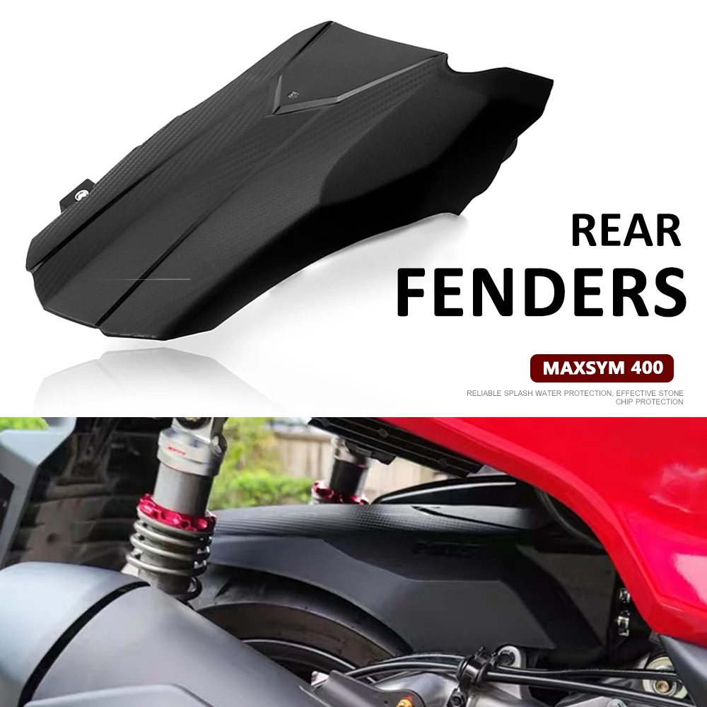 

New Motorcycle Accessories Rear Fender Extender Mudguard Splash Guard Cover For SYM MAXSYM 400 Maxsym 400 Maxsym400 2021 2022