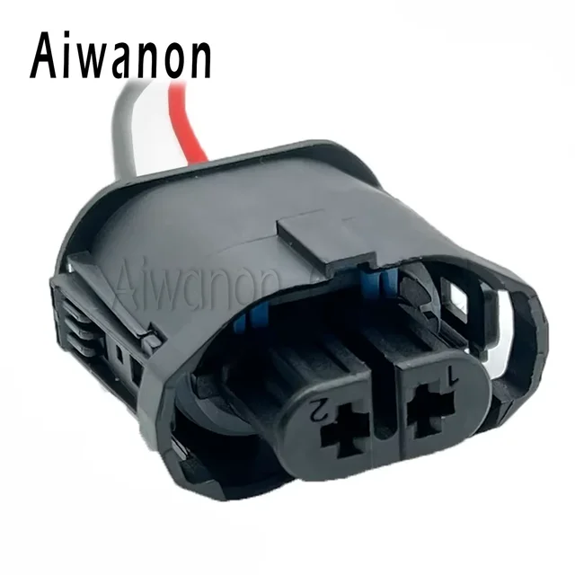 1 ชุด 2 ขา 1-1355668-2 รถกันชนด้านหน้ากันชนไฟฟ้าตัวเชื่อมต่อกันน้ําหญิงสายรัดปลั๊ก 1-1355664-2 สําหรับ BMW 1