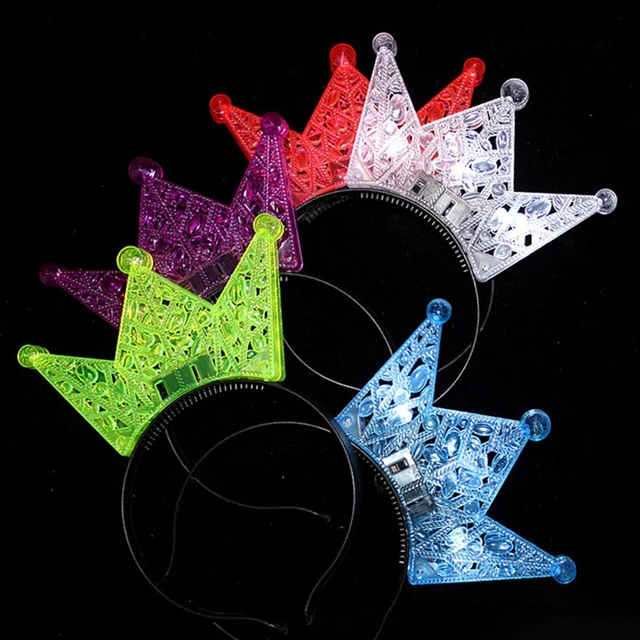 Light Up Crowns for Kids, Set of 4, LED Headband Crowns for Girls and · Art  Creativity