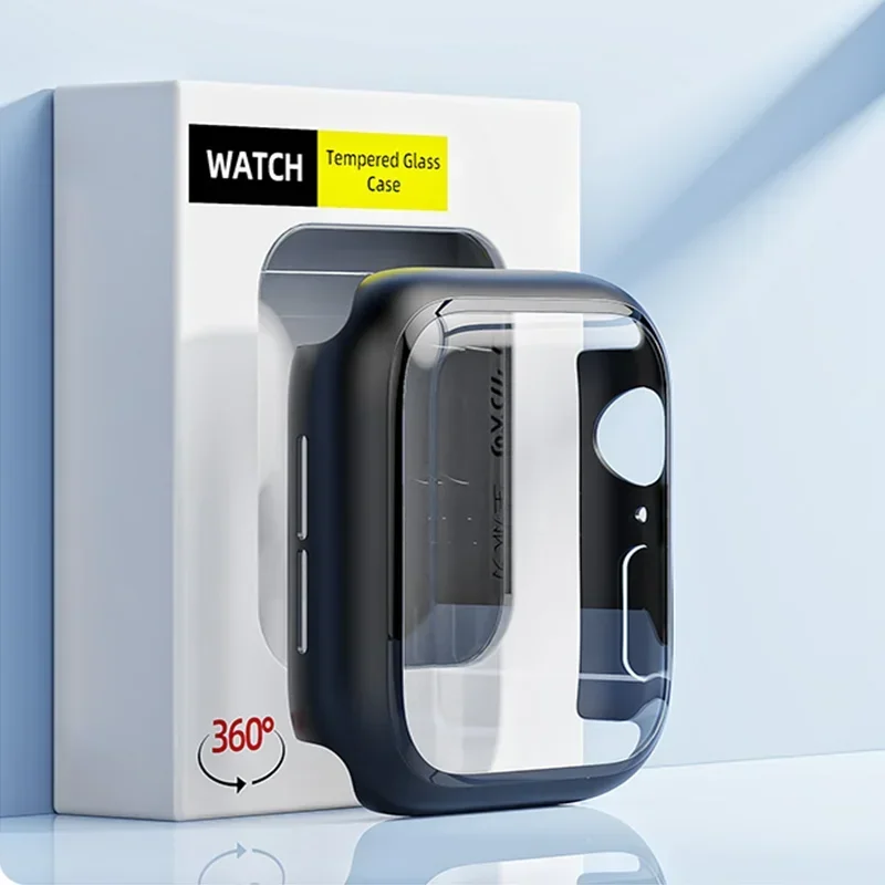 Premium Tempered Glass Screen Protector for Apple Watch - Durable Cover and Accessories