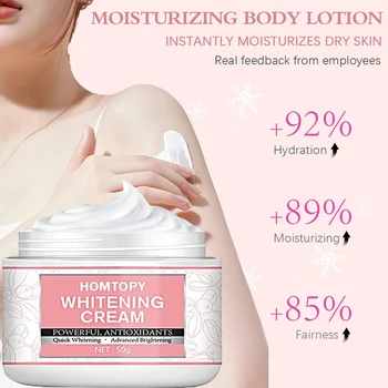 Crema Idratante per il Corpo, Zone Intime, Ascelle, Ginocchia, Glutei, Schiarente per Parti Intime, Rimuove la Melanina, Impermeabile, Illuminante e Nutriente