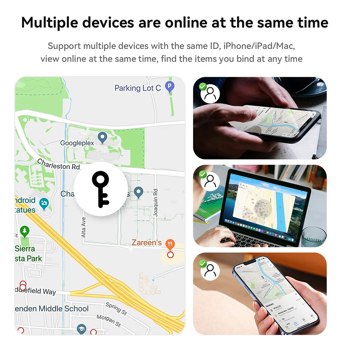 BC101 Anti-lose Tracker for Apple Airtag Replacemen with Find My Bluetooth GPS Tracker For Luggage IOS MFi Key Finder