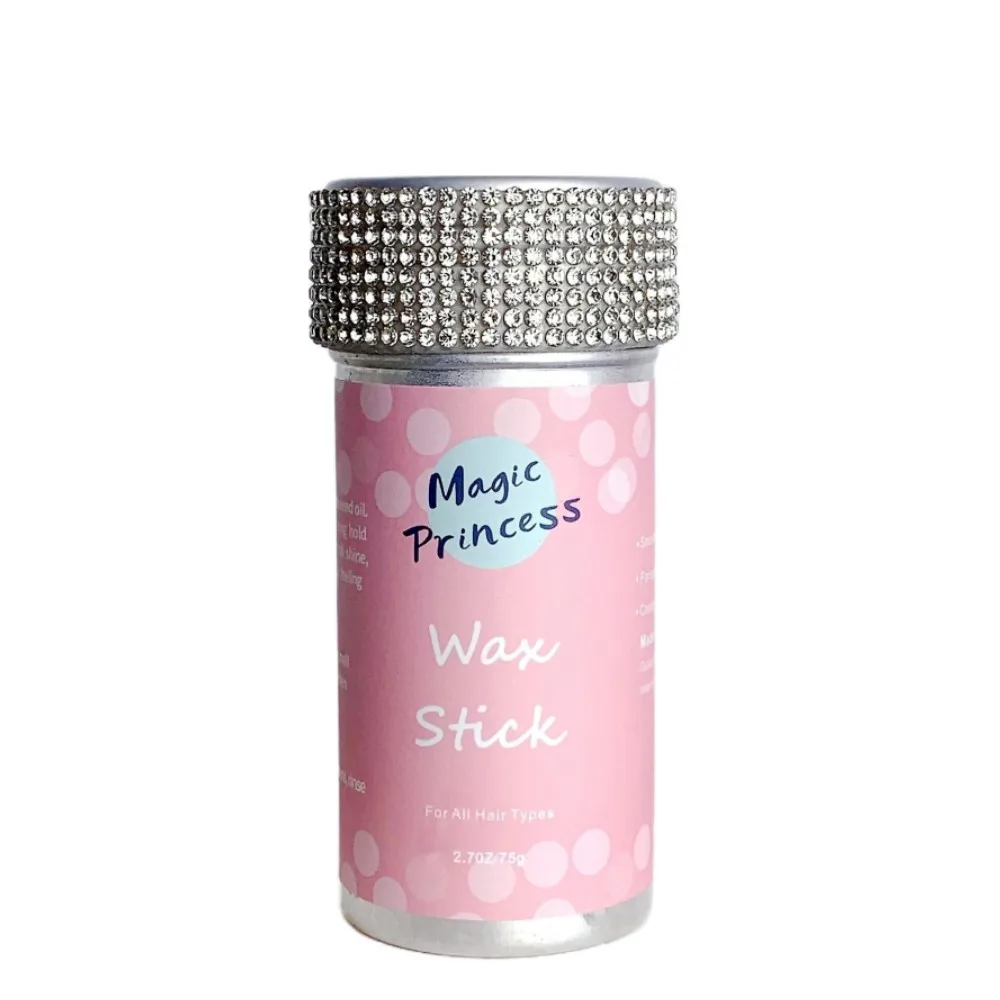 Private Label 75g Luxury Rhinestones Strong Hold Wax Stick For All Hair Types