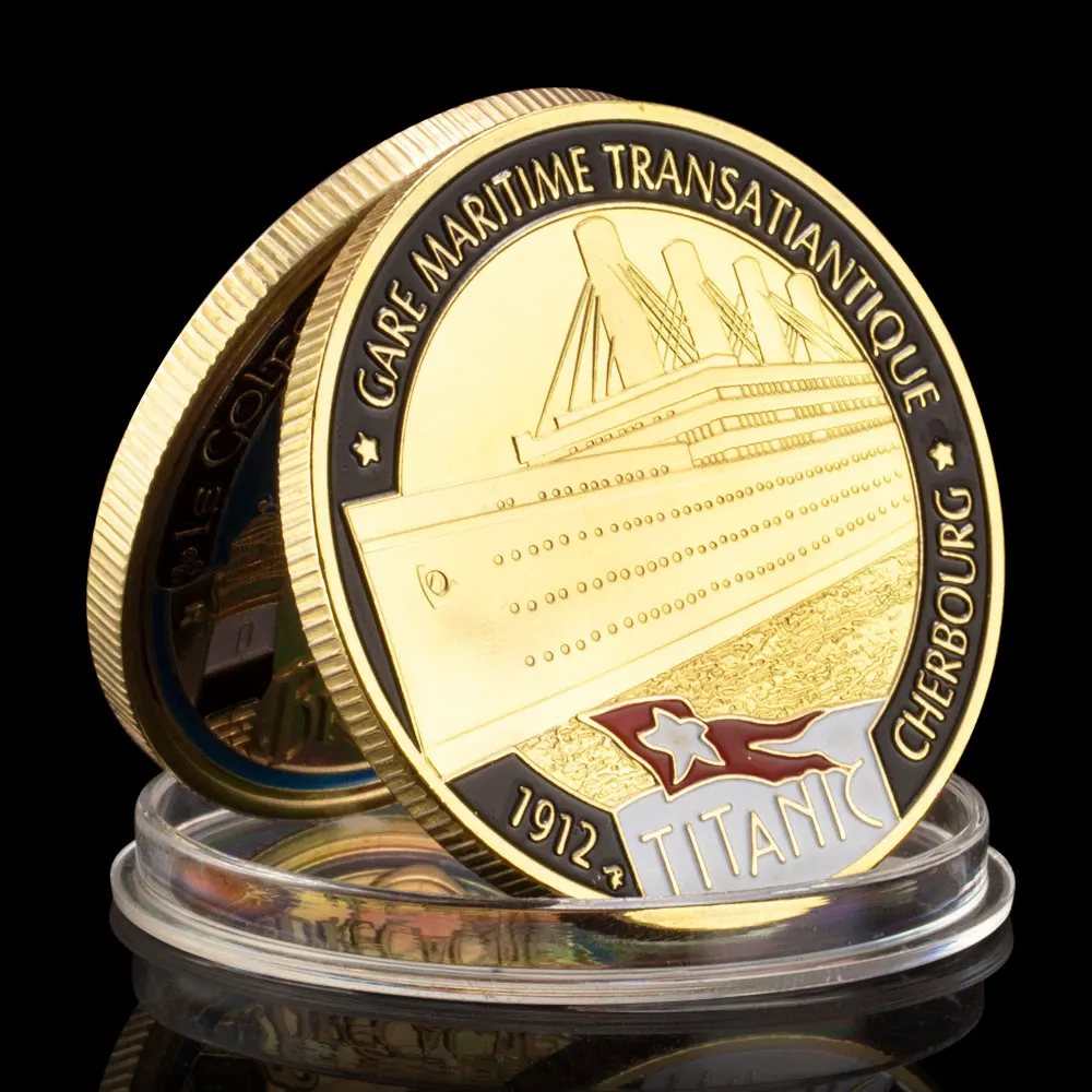 Moneta Commemorativa Del Titanic Britannico – Souvenir In Metallo Per Collezionisti, Decorazione Casa, Idea Regalo