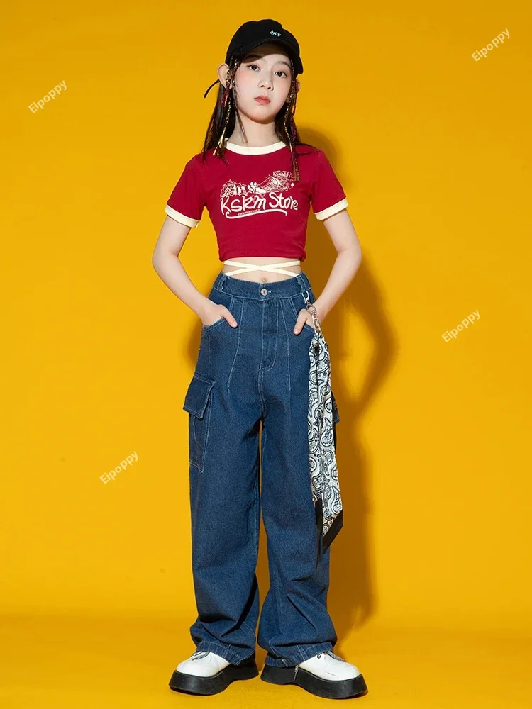 

Neckless Top Kids Hip Hop Stage Performance Clothes Jazz Stage Dancewear Practice Clothes