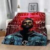 The Weeknd XO Minimalist Poster Printed Blanket Picnic Blankets Warm Blanket Soft and Comfortable Home Travel Birthday Gift 5
