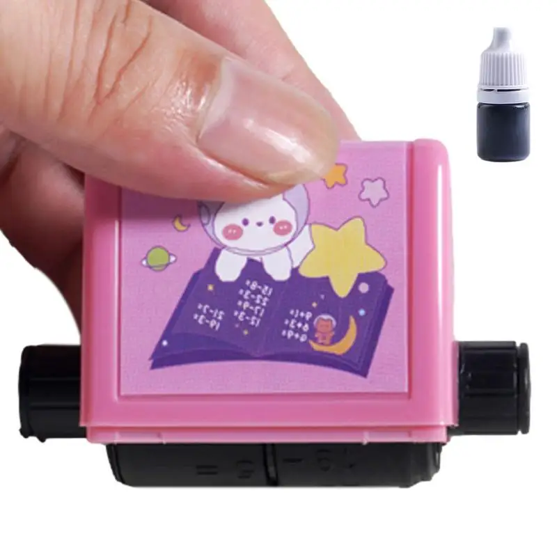 

Addition And Subtraction Seal Reusable Math Stamp Roller Stamp Cultivate Logical Thinking For Kids Home School Supplies Addition