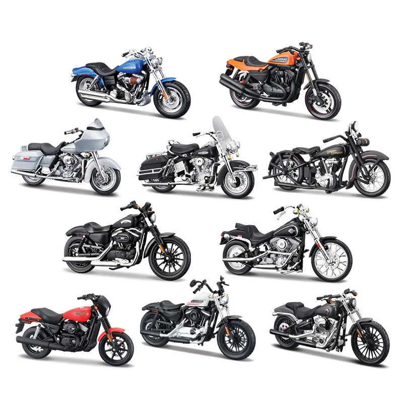 Maisto 1:18 Harley 2022 Large Spring Simulation Alloy Motorcycle Model Toy 5