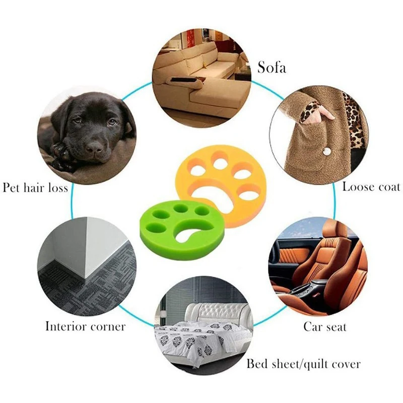 Reusable Pets Hair Remover Washing Machine Catcher Pet Fur Lint Catcher Filtering Ball Reusable Cleaning Laundry Accessories