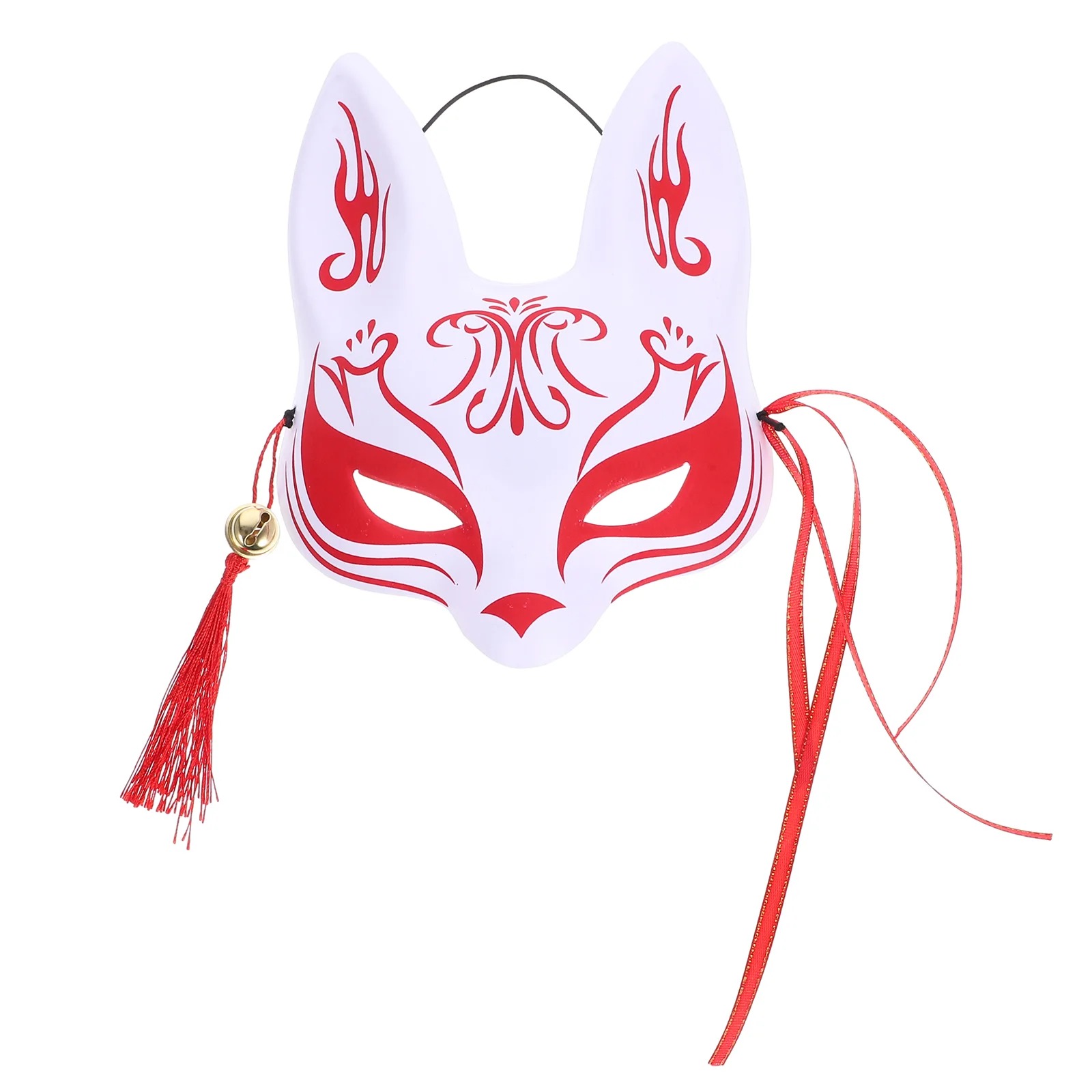 

Sakura Fox Mask Mouth Halloween for Masquerade Party Cosplay Animal Masks Plastic