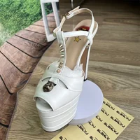 Brand Sexy Rivet 16cm High Heel Sandals Platform Party Wedding Ball T-stage Women Shoes High Quality Large 43summer Female Shoes - Image 6