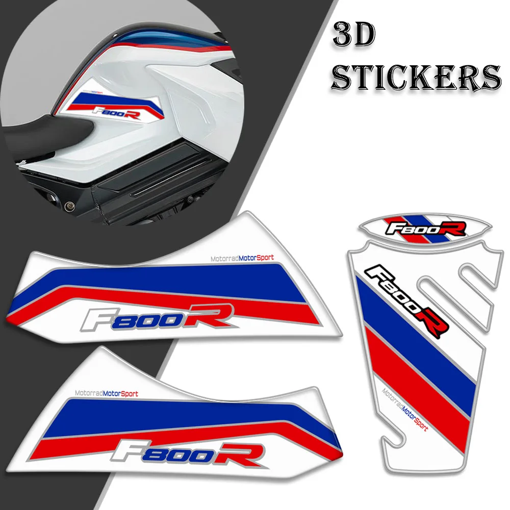 Motorcycle Fuel Oil Tank Pad Grips Protection Protector Decal Gas Kit  Knee Stickers For BMW F800R F800 F 800 R