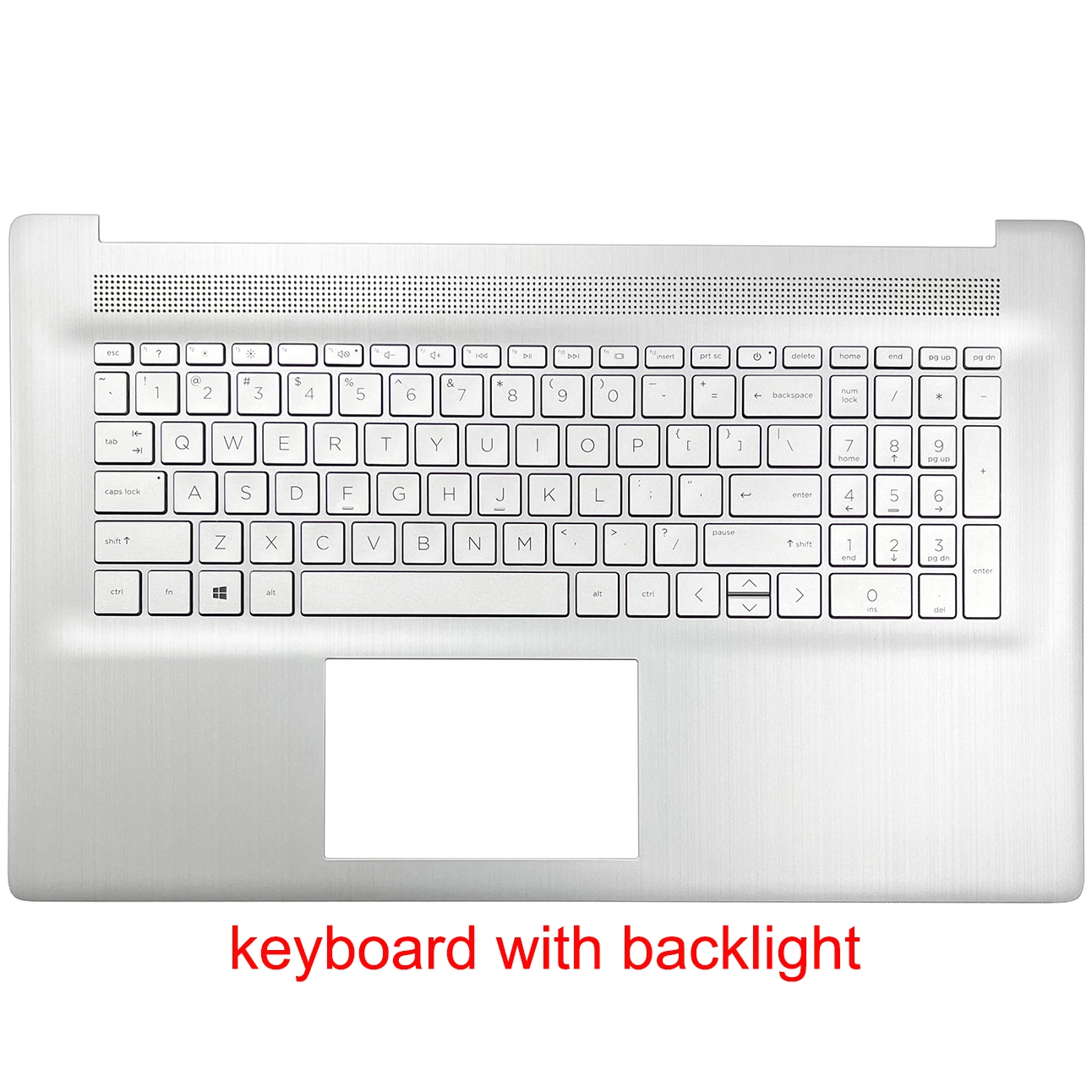 Tampa Superior do Teclado para hp Tpn-l140 Estojo de Descanso de Palma Escudo do Portátil 17t M50458001 470 g8 17-cn 17-cp M50458-001 - Imagem 6