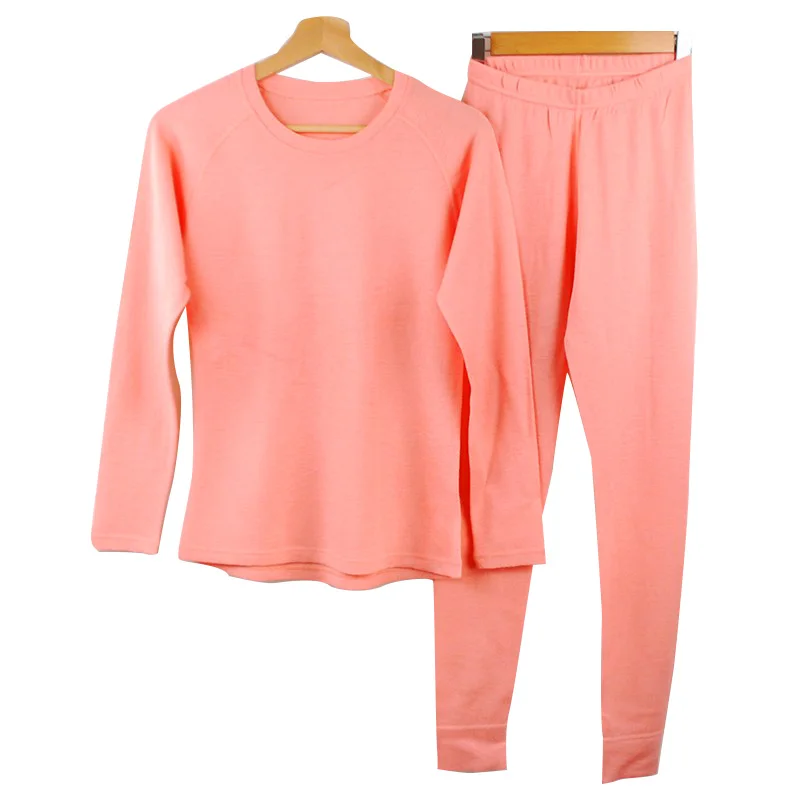 Merino Wool Women thermal underwear set Midweight 220gsm Tops and pants set