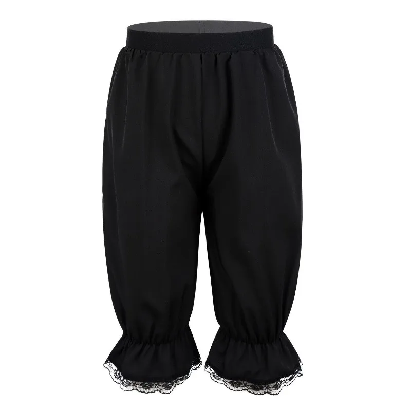 Lantern Pants Lace Five Piece Pants Spring and Summer European and American Solid Color Lace Loose Fitting Women's Pants