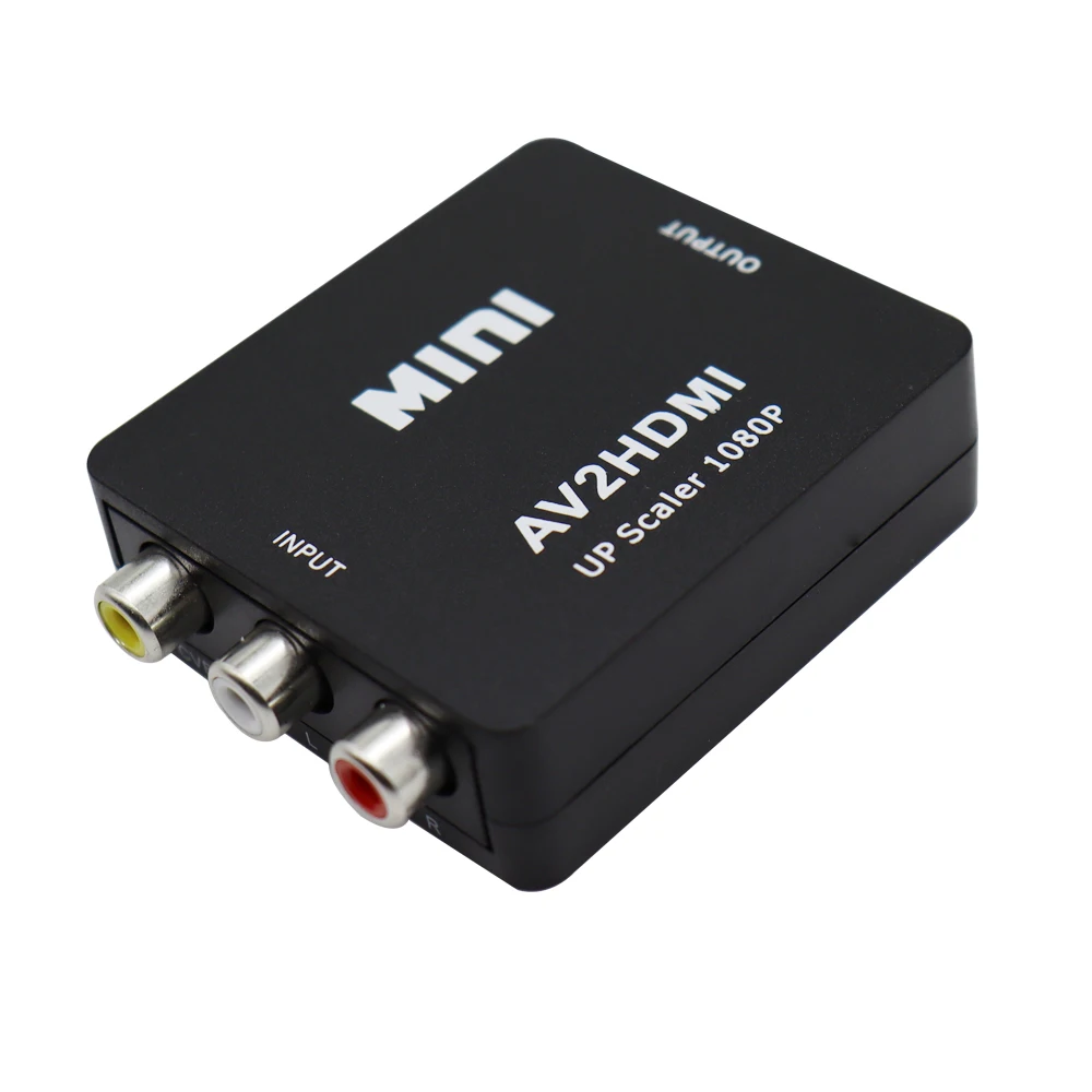 AV2HDMI-compatible 3RCA AV CVSB L R -HDMI ȣȯ AV Ϸ , HD   ڽ, 1080P NTSC PAL 
