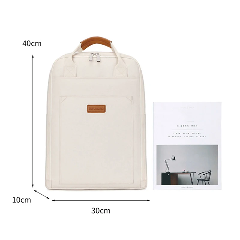 New Trend Women Large Capacity 14 Inch Laptop Backpack Oxford Rucksack College School Book Bag Lightweight Travel Daypack
