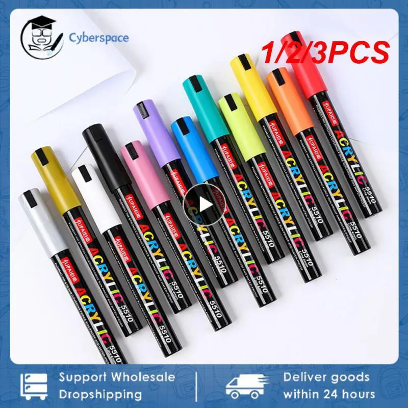 

1/2/3 шт., маркеры для рисования, 15*1,7 см, 36 цветов