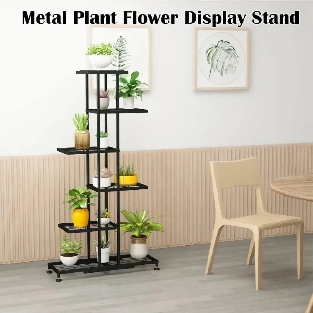 Metal Plant Stand for multiple plants, 6 Tier 12 Potted, Upgrade Multiple Plant Rack Shelf Organizer, Indoor Planter Display 3