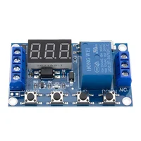 DC 6-30V Support Micro USB 5V LED Display Automation Cycle Delay Timer Switch Off Delay Time Relay 6V 9V 12V 24V 5