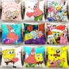 Cartoon Spongebob Squidward Pillowcase Kawaii Home Room Decoration Living Room Sofa Cushion Cover 1
