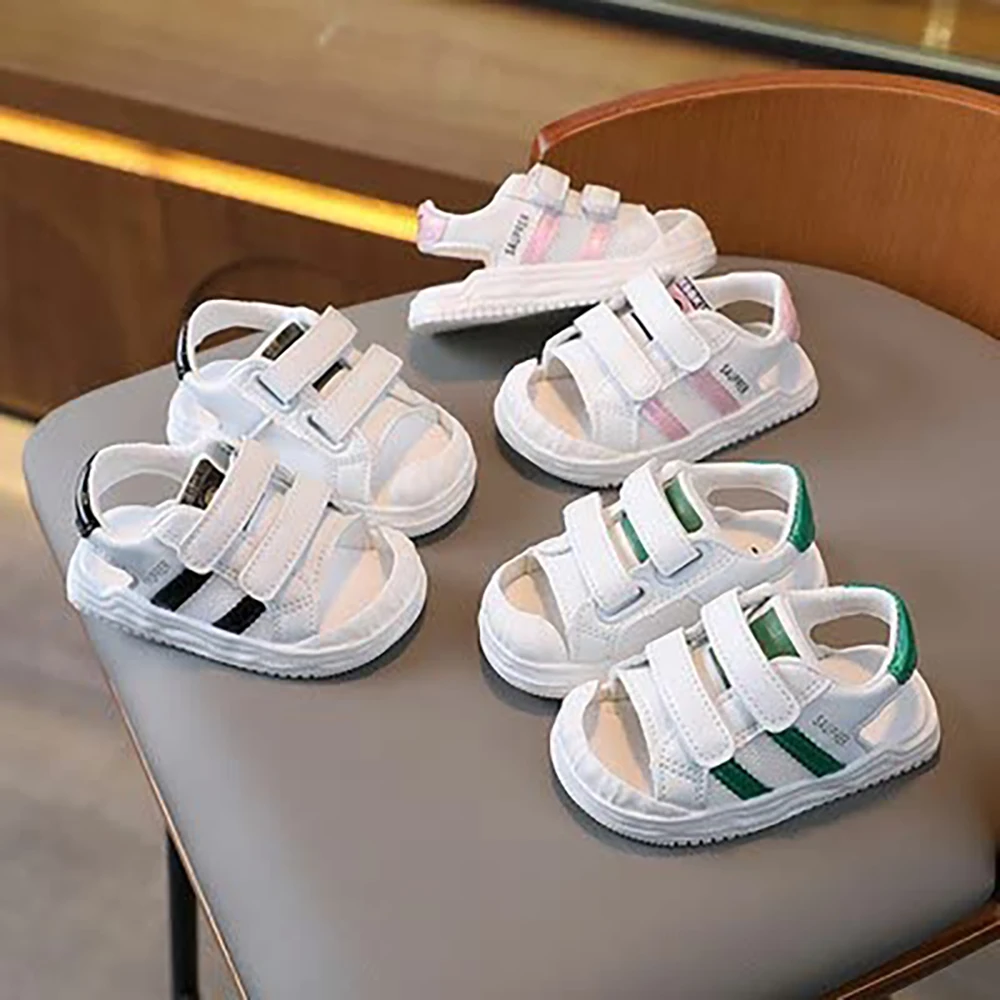 Summer Sandals For Girls Ergonomics Toddler Sandals For Baby Boys Soft-soled Beach Sandals For Kids Trend Fashion Sport Sandals 2
