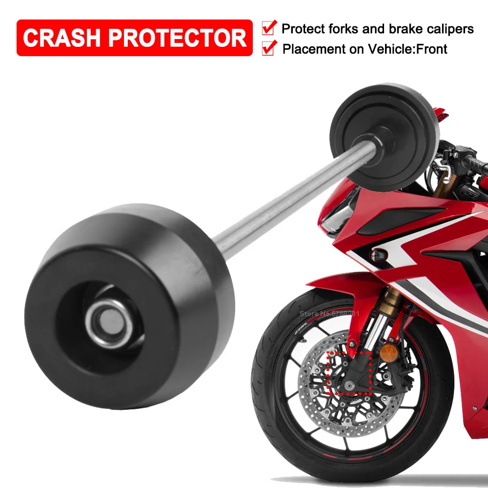 Motorcycle Front Wheel Axle Fork Slider Crash Protector For Honda CBR650R CB650R 2019-2022 CB650F 2017-2019 CBR650F 2014-2019