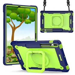 Custodia per tablet con manico girevole resistente e tracolla - Si adatta a tablet da 11 a 12,4 pollici