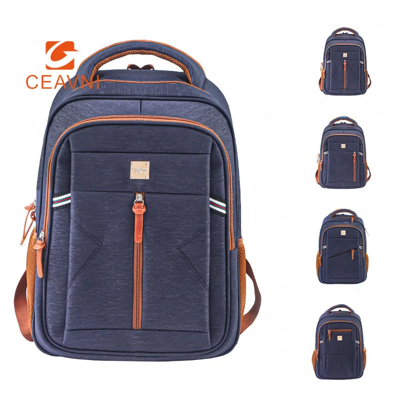 

CEAVNI Business Backpack Fashion Sport Simple Shoulder Leisure Travel Laptop Bag Wear-resistant Oxford Cloth for Men