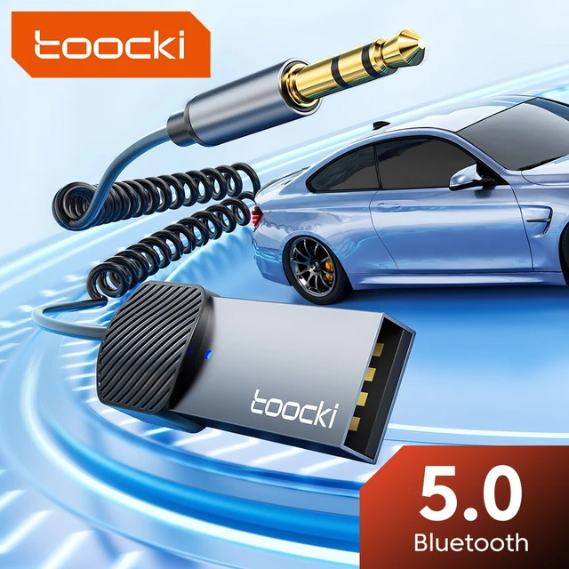 Toocki aux Bluetooth Auto adapter Dongle Kabel für Auto Tablet