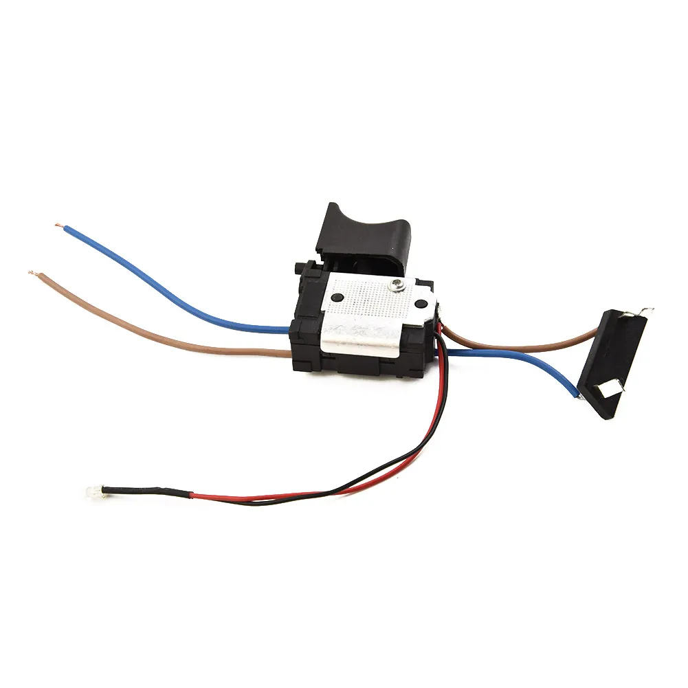 1pc Electric Drill Dustproof Speed Control Push Button Trigger Switch DC 7.2-24V Cordless Drill Switch Replacement
